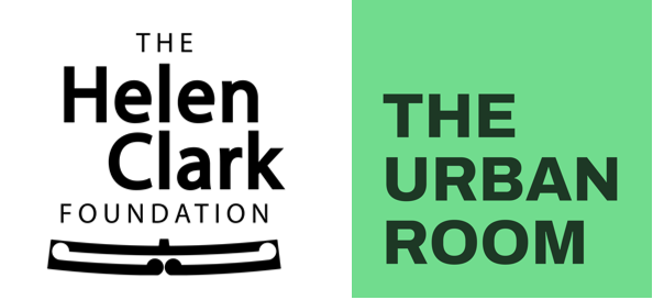 The Helen Clark Foundation logo and The Urban Room logo